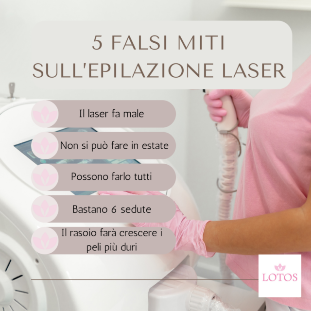 5 falsi miti sull'epilazione laser